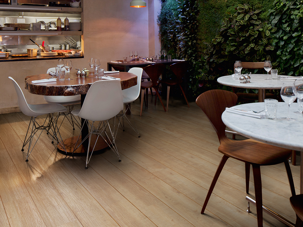 Karpo, London, United Kingdom. Architect: The Narrative , 2012. Restaurant with living wall.