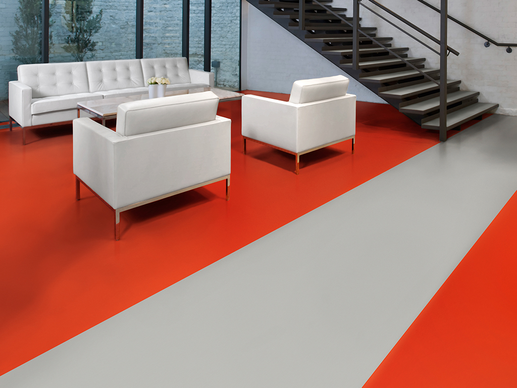 PIERO LISSONI'S KNOLL SHOWROOM IN LONDON, RECEPTION AREA