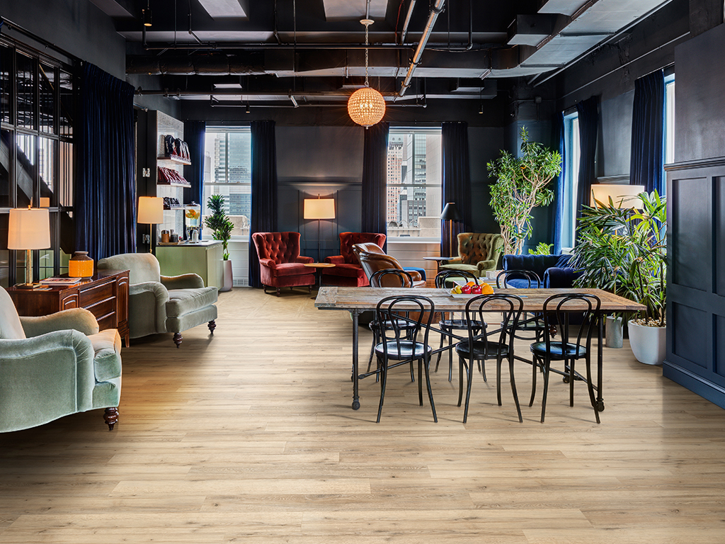 Lounge in Clubhouse by Zo. Clubhouse by ZO, New York City, United States. Architect: Michaelis Boyd Associates Ltd, 2018.