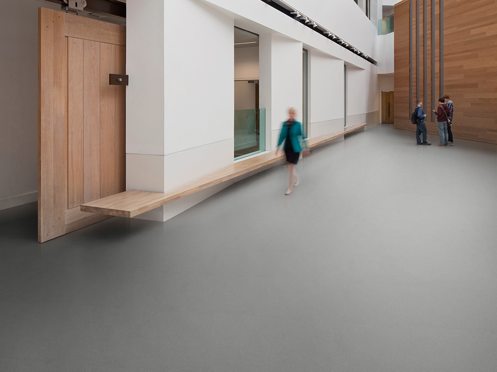 Chetham's School of Music, Manchester, United Kingdom. Architect: Stephenson: ISA Studio, 2013. Triple height atrium with over looks.  Large fins channel daylight.